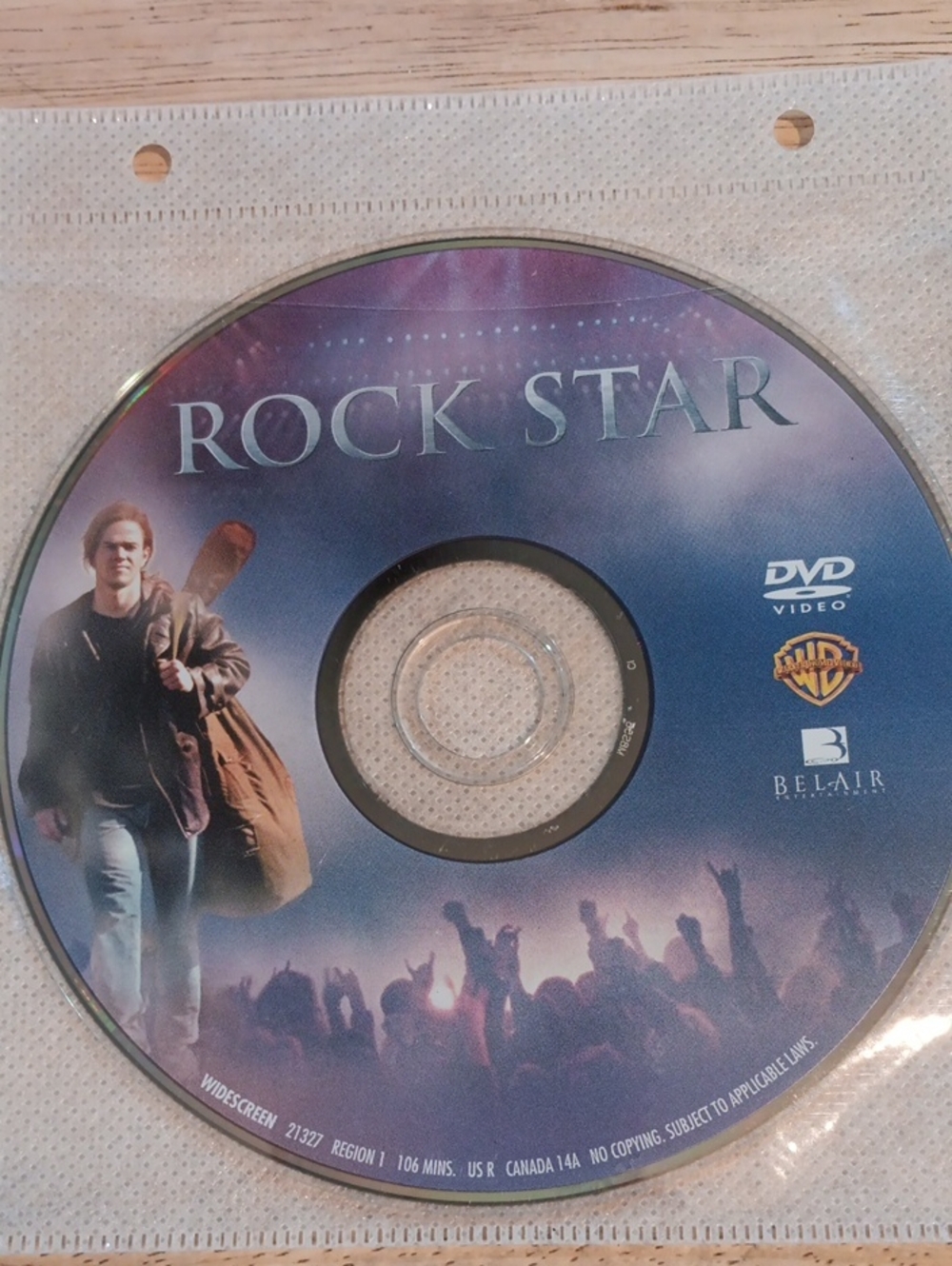 Rock Star DVD *NO CASE*
